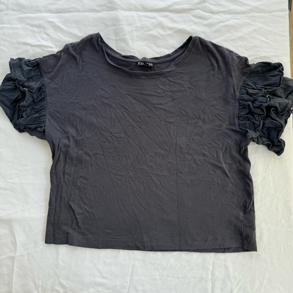 Express ruffle tshirt